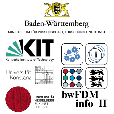 EST-logos Logos vom Ministerium für Wissenschaft, Forschung und Kunst Baden-Württemberg, des Karlsruher Instituts für Technologie, der Universität Konstanz und der Universität Heidelberg
